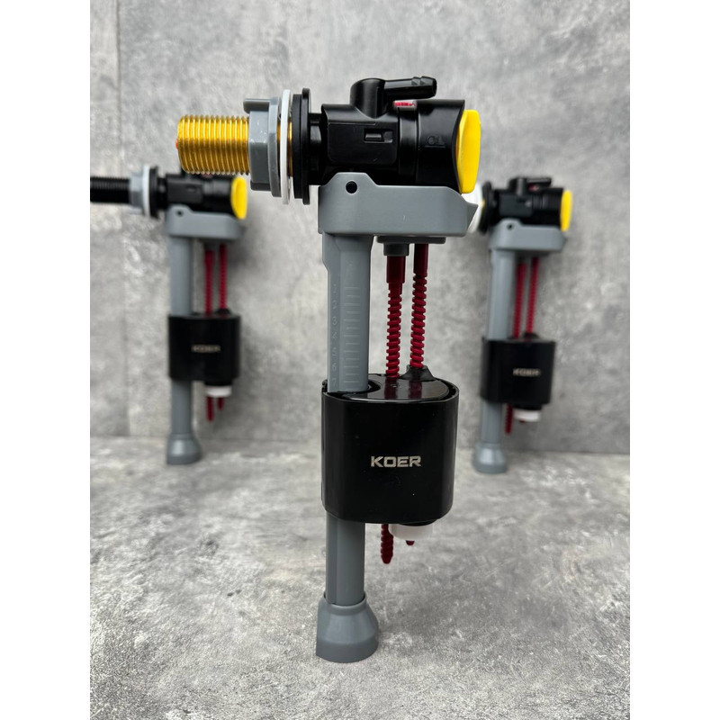 Арматура НАПОВНЮВАЛЬНА KOER KT-0107-1/2" з БОКОВИМ підведенням та латунним різьбленням 1/2" (KR5831) Київ - фото 3