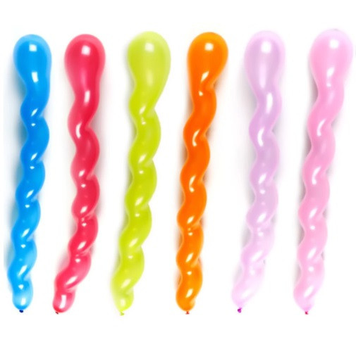 Кульки Спіраль набір 50 штук 40 дюймів різнобарвний Київ - фото 4