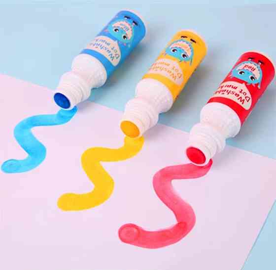 Набор пальчиковых маркеров DOT для творчества, точечные, пальчиковые краски для рисования и живописи на водной основе,3 цвета Каменец-Подольский