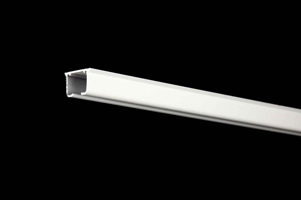 Карниз стельовий для штор KS (у зборі з кліпсами) Білий Бровари - фото 3