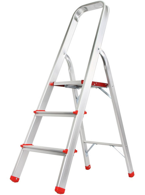 Алюмінієва драбина драбина драбина двостороння 3 сходинки до 150 кг Mar-Pol (M85600) Нововолинськ - фото 1