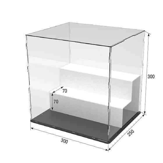 Товарна горка вітрина EKOSTAR на 2 полки 300х250х300 Київ