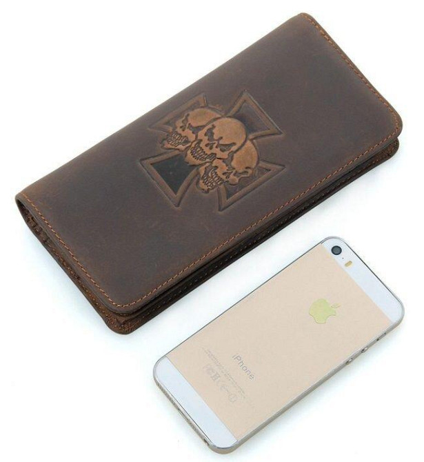 Бумажник мужской Коричневый (Vintage) Киев - изображение 1