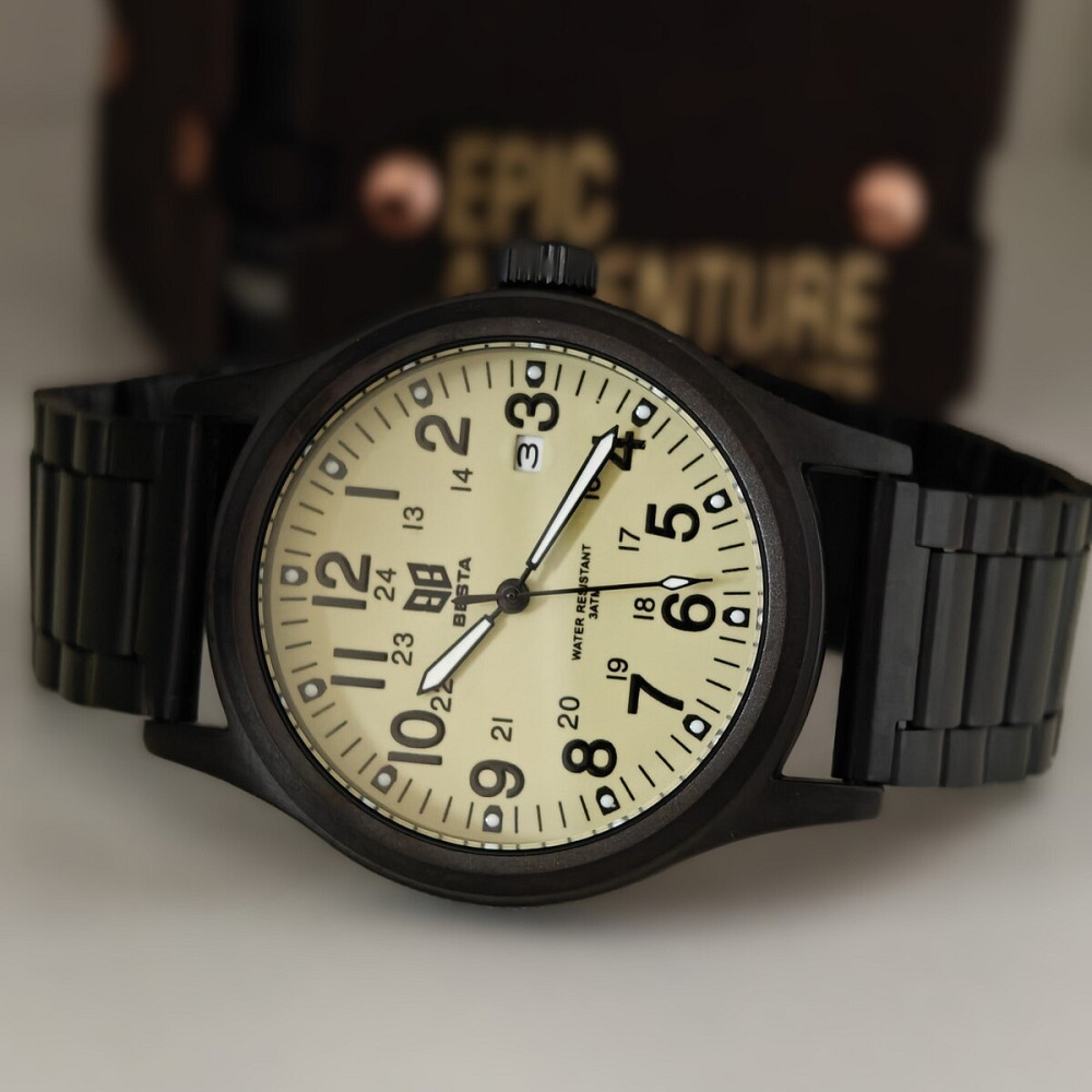 Часы мужские тактические Besta Command Green Metal (2 ремешка) Винница - изображение 8