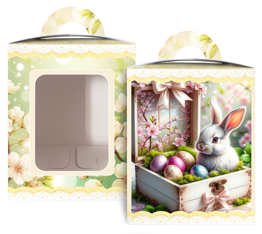 Коробка під великодня Великодня 14 см * 14 см*18,7 см (400 гм) No6 (1 шт.) Харків - фото 1