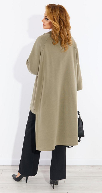 Теплий асиметричний кардиган Київ - фото 5