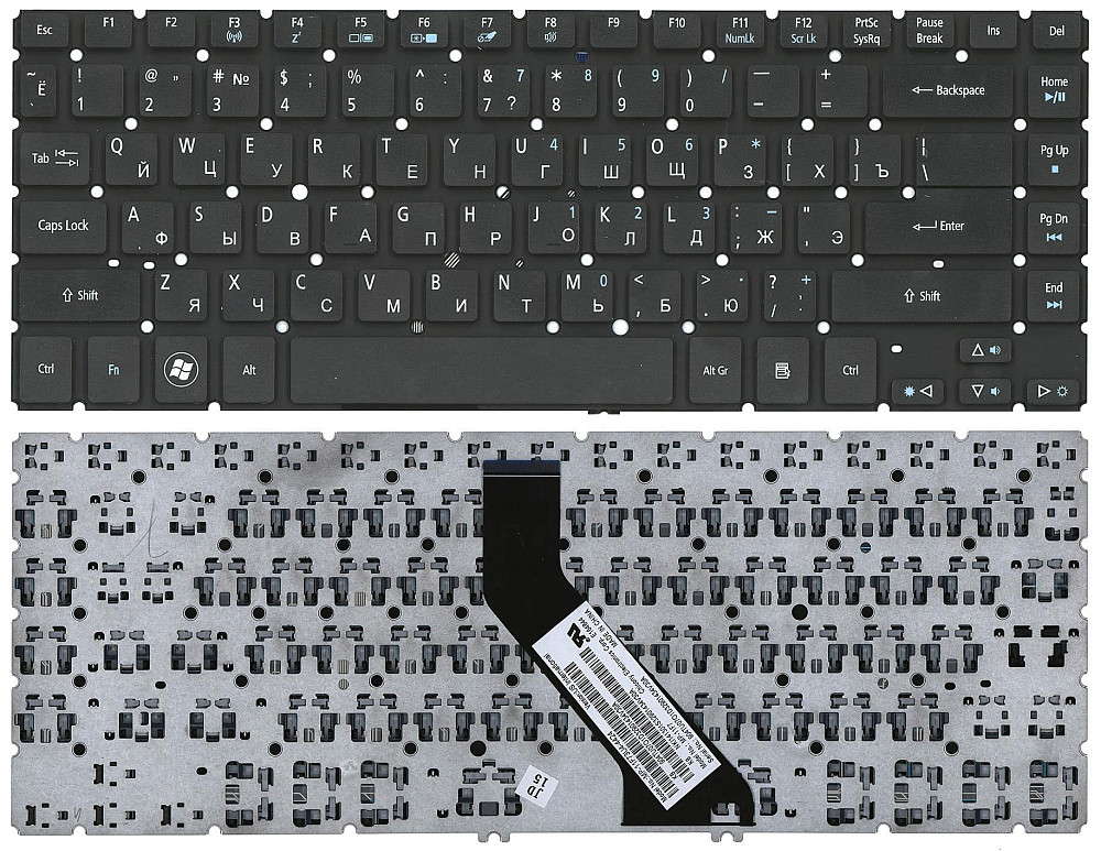 Клавиатура для ноутбука Acer Aspire (V5-471) Black, (No Frame) RU Вінниця - фото 1