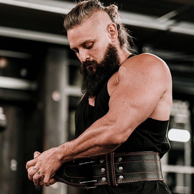 Пояс для пауерліфтингу RDX RD1 шкіряний Red M Киев - изображение 6