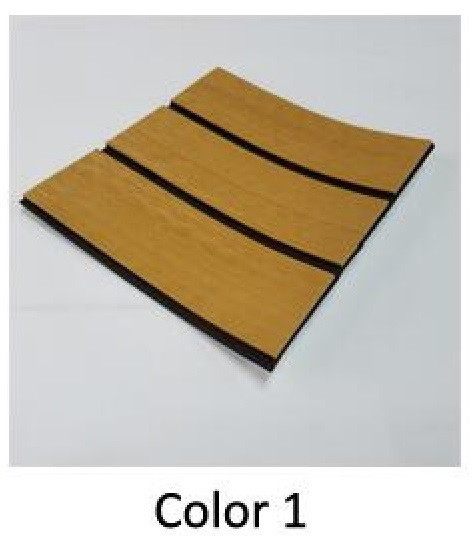 Eva Искусcтвенный Тик Color 1 в лодку катер яхту (Светлый Тик Черная Полоса) Киев - изображение 1