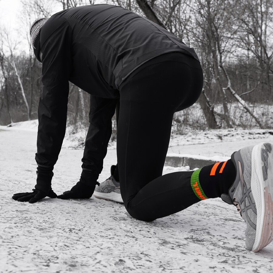 Шкарпетки водонепроникні  Dexshell Running, p-p S, з помаранчевими смугами Київ - фото 12