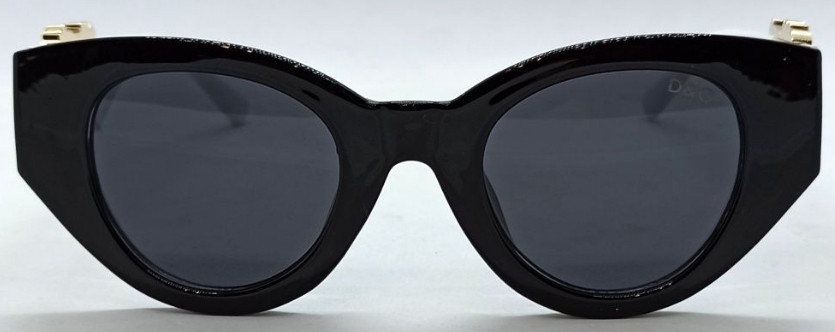 Брендовые очки женские черно белые большие с золотым логотипом модные. Киев - изображение 7