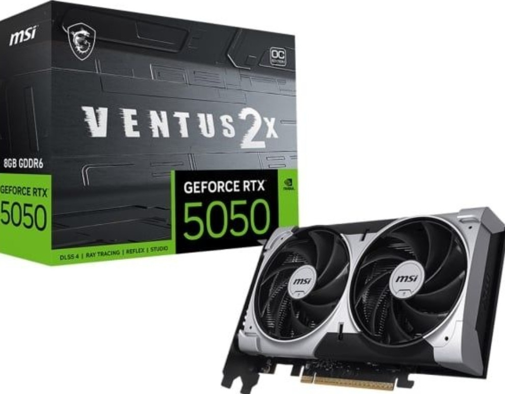 MSI GeForce RTX 5050 Ventus 2X OC 8GB GDDR6 DLSS4 Киев - изображение 1