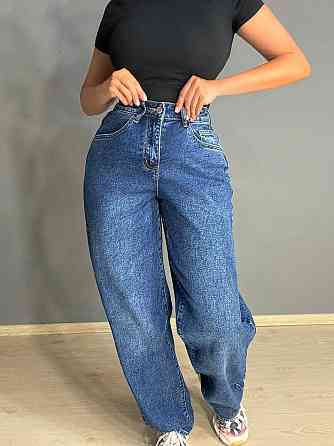 Джинсы женские Liana 234 skater jeans широкие бананы синие, синий, 26, 26, 71 см, 100 см Одесса