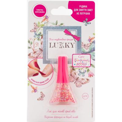 Детская косметика Lukky Лак для ногтей "Конфетти-Микс" розово-золотистый микс 5,5 мл (T16750) Винница - изображение 2