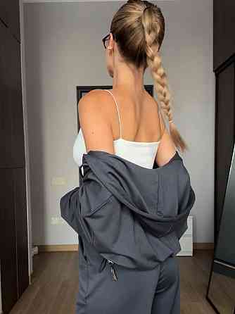 Жіночий прогулянковий костюм-двійка: кофта та штани двонитка LUX Графіт, 42/44 Одеса