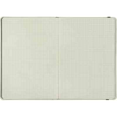 Книга записная Buromax Etalon 125x195 мм 96 листов в клетку обложка из искусственной кожи Серебряная (BM.291160-24) Винница