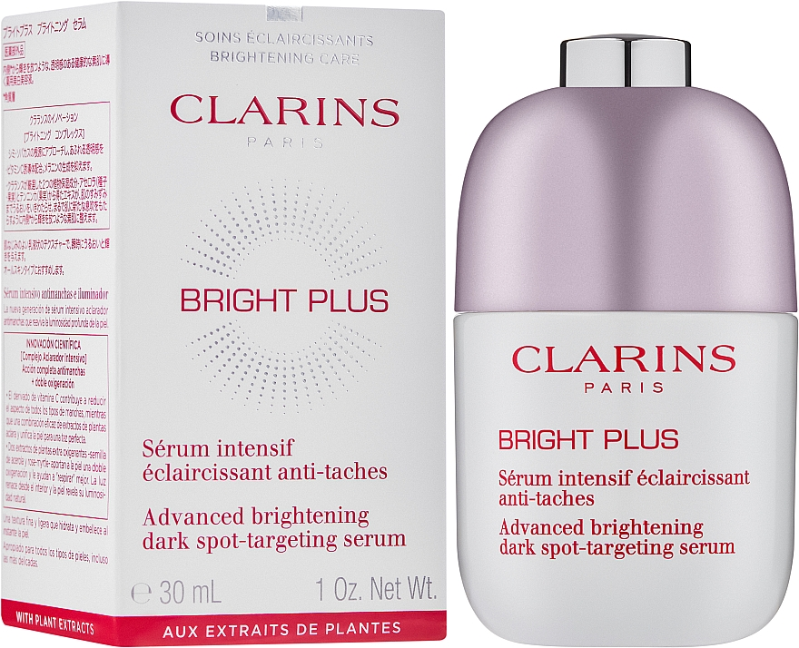 Сыворотка против пигментных пятен Clarins Bright Plus Advanced Dark Spot-targeting Serum 30ml Славянск - изображение 2
