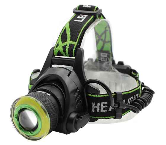 Налобний ліхтар PL107, BL-T106-T6, 2х18650, ЗУ microUSB, T6+Cob, Zoom Дніпро