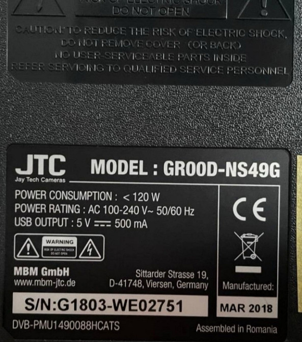 Телевізор JTC 49” 4K UHD з T2 Харків - фото 5