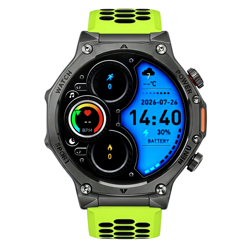 Умные смарт часы  Smart Surf X Pro Venom Green (3 ремешка) Винница - изображение 10