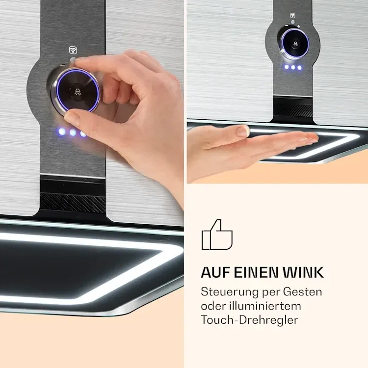 Витяжка кухонна острівна Klarstein Futurelight Smart WIFI з Німеччини Дніпро - фото 6