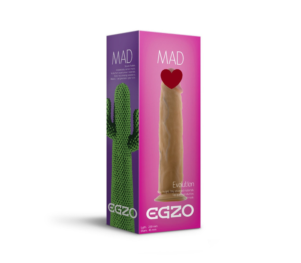 Фаллоимитатор EGZO Ciberskin D005 ( 23 см х 4,5 см ) Sex Aura Киев - изображение 1