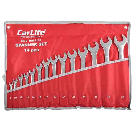 Набір ключів Carlife CR-V, 8-32мм, 14шт Киев