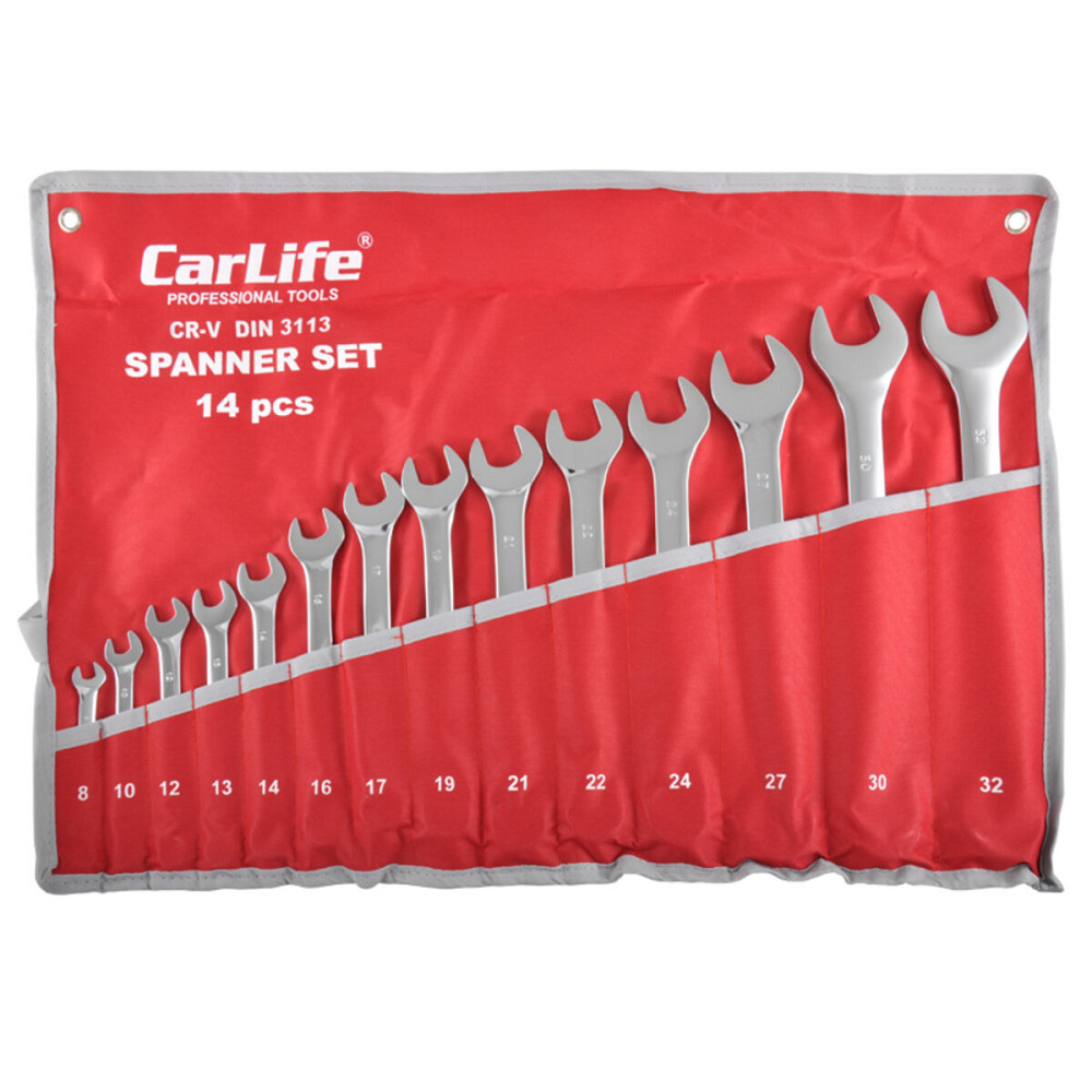 Набір ключів Carlife CR-V, 8-32мм, 14шт Київ - фото 1