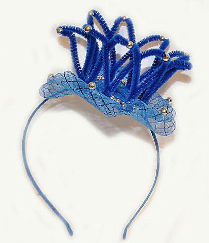 Обруч для девочки Корона синий Киев - изображение 1