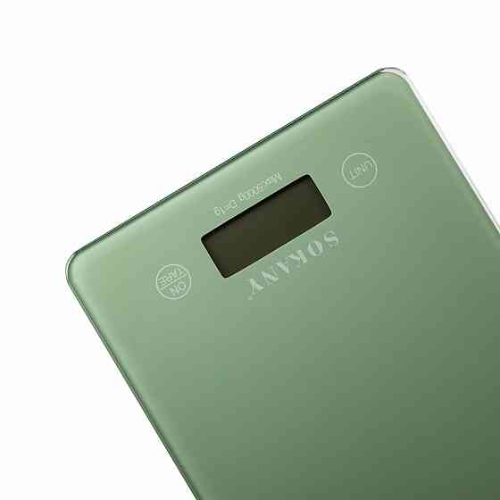 Sokany Ваги для кухні Sokany до 5 кг електронні на батарейках Зелені Lugi SK-19027GR Коломыя