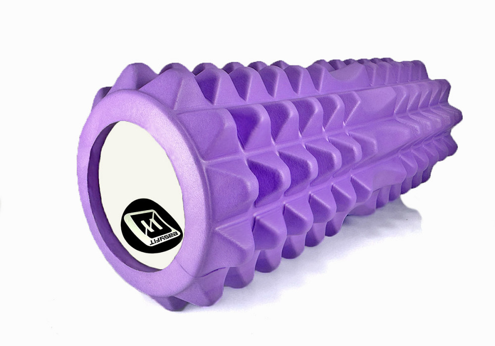EasyFit Масажний ролик EasyFit Grid Roller 33 см v.1.2 Фіолетовий Київ - фото 2