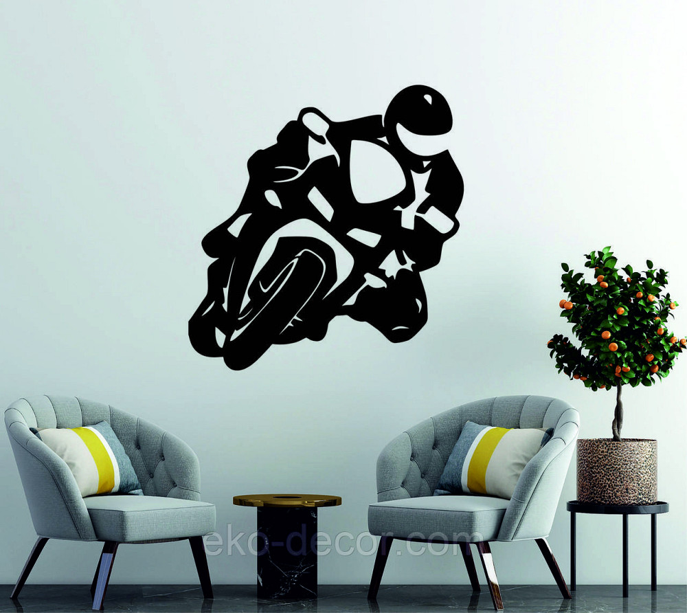 Декоративное настенное Панно «Мотоцыкл» Декор на стену Киев - изображение 3