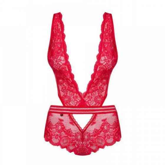 Боди Obsessive 853-TED-3 teddy red S/M Sex Aura Киев