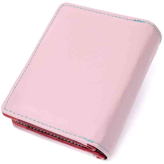 Гаманець з натуральної шкіри для жінок вертикального формату ST Leather 19439 Бежевий Київ