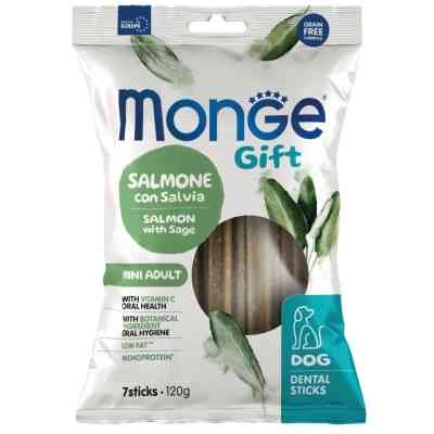 Лакомство для собак Monge Gift Dog Mini лосоcь с шалфеем 120 г (8009470085564) Винница