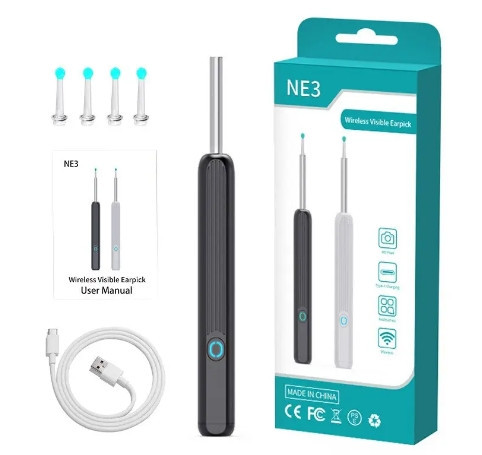 Беспроводной прибор для чистки ушей NE3 отоскоп Киев - изображение 1