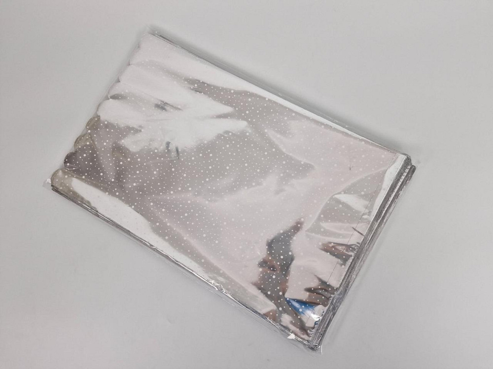 Пакет із малюнком для пакування подарунків (30*50) No01 (фольгований) "Капелька" (100 шт.) Харків - фото 1