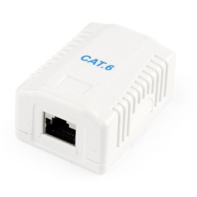 Комп&apos;ютерна розетка Cablexpert RJ45x1 FTP, cat.6 (NCAC-1F6-01) Вінниця - фото 1
