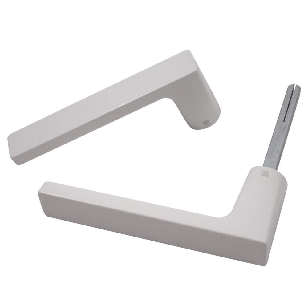 Дверна ручка на розетті Nuda Baar білий матовий R ф/з Київ - фото 2