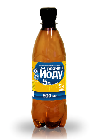 Йод 5% 500 мл O.L.KAR (Ветеринарний) Вінниця