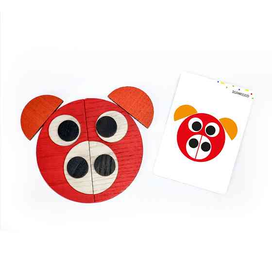 Дерев'яна гра "Фігурна мозаїка" Igroteco 900071, 30 елементів Вінниця