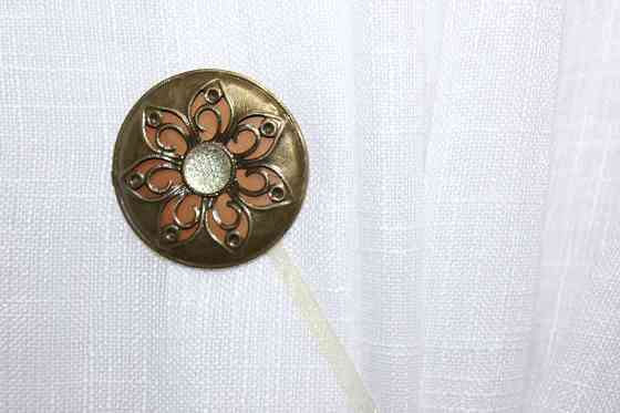 Магніти для штор і гардин (173м) Карпати набір 2 шт Коричневий з бронзовим (81-084) Київ