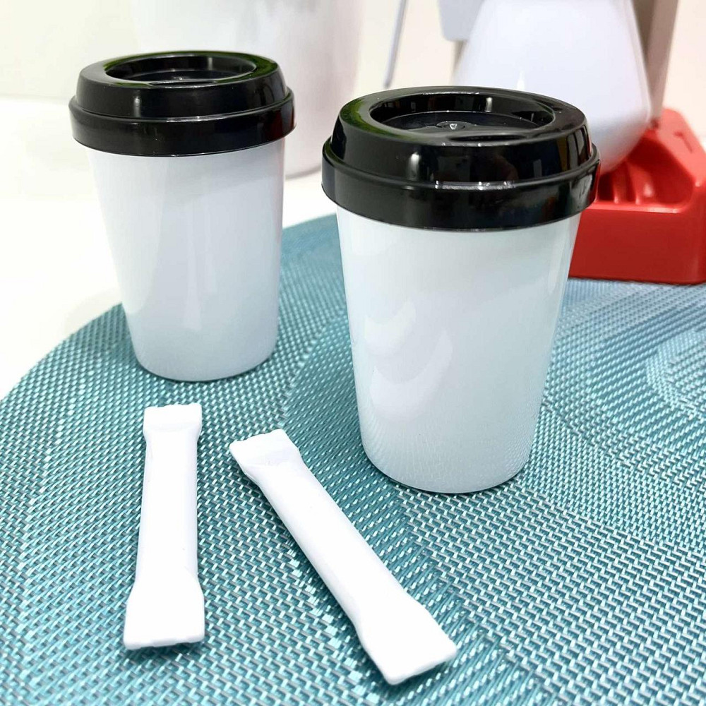 Ігровий набір магазин Кав'ярня звукові ефекти 41 деталь продукти термінал Чорно-червоний (668-142-143) Чернигов - изображение 5