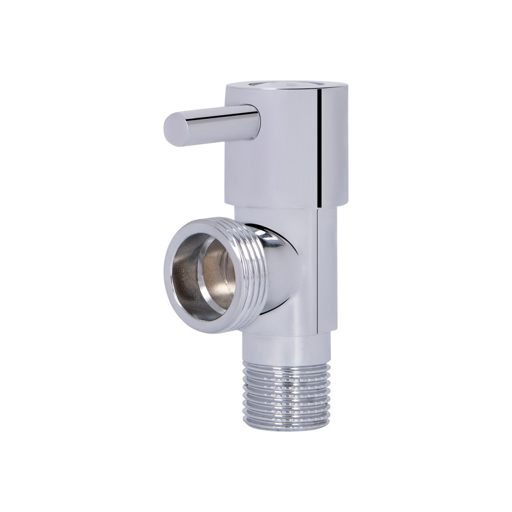 Кран кутовий Thermo Alliance Standart (ручка паличка) з керам.буксою 1/2"Н х 3/4"Н SF343W1520 Київ - фото 1