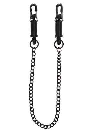 Зажимы на соски Heavy Duty Adjustable Clamps чёрные 52 см TABOOM Sex Aura Киев