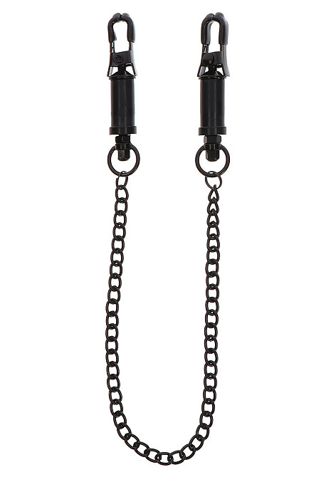 Зажимы на соски Heavy Duty Adjustable Clamps чёрные 52 см TABOOM Sex Aura Киев - изображение 4
