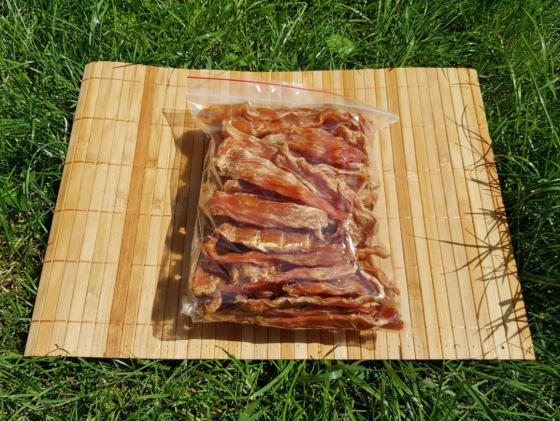 Натуральное лакомство для собак филе курицы сушеное премиум 
