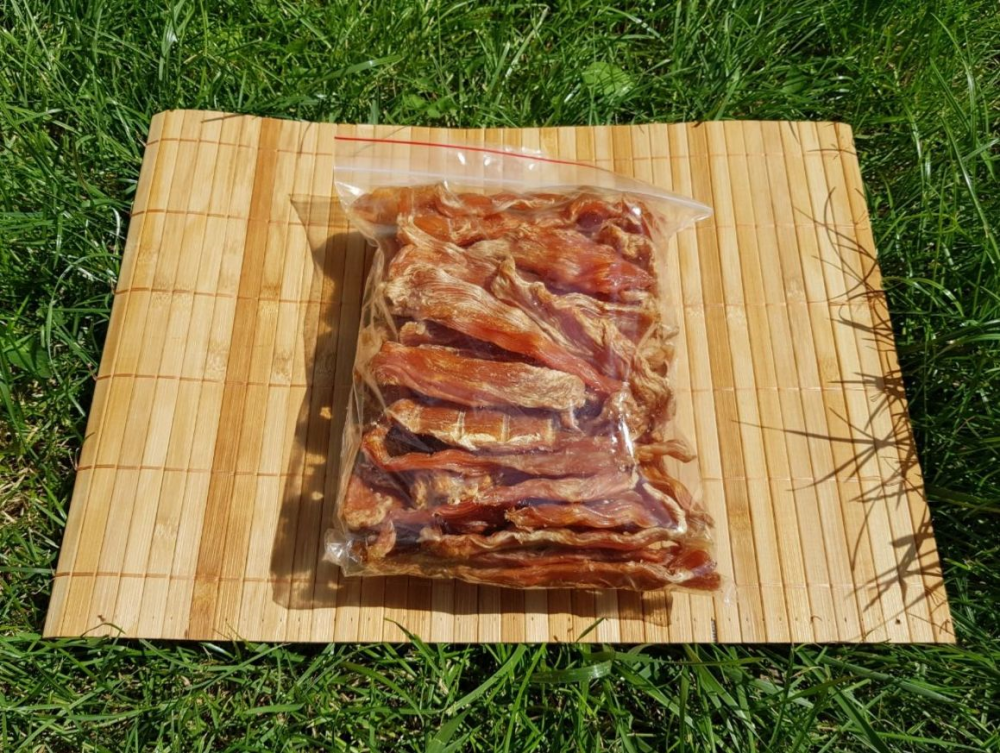 Натуральное лакомство для собак филе курицы сушеное премиум 