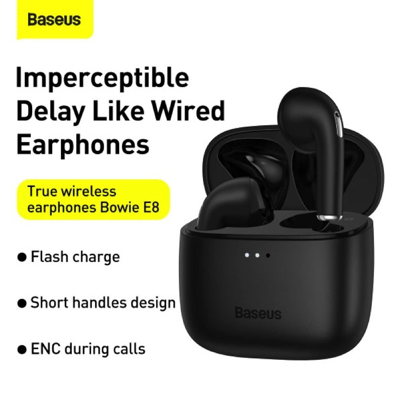 Беспроводные наушники Baseus True Wireless Earphones Bowie E8 Black Киев - изображение 9