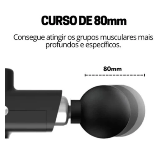 Перкусійний масажний пістолет Booster M2-D (6 насадок) 30 швидкостей Вінниця - фото 4